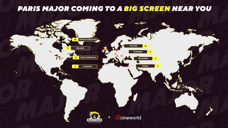 BLAST.tv Paris Major Final · Live Across 40 Cinemas